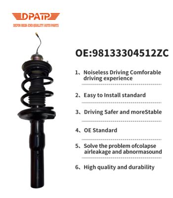 Προσαρμοσμένη Συσκευασία Ολοκαίνουργιο 98133304512 Κιτ Ανάρτησης Πίσω Ελατήριο Στράτα Επαγωγικό Αμορτισέρ Συγκρότημα για Porsche 981